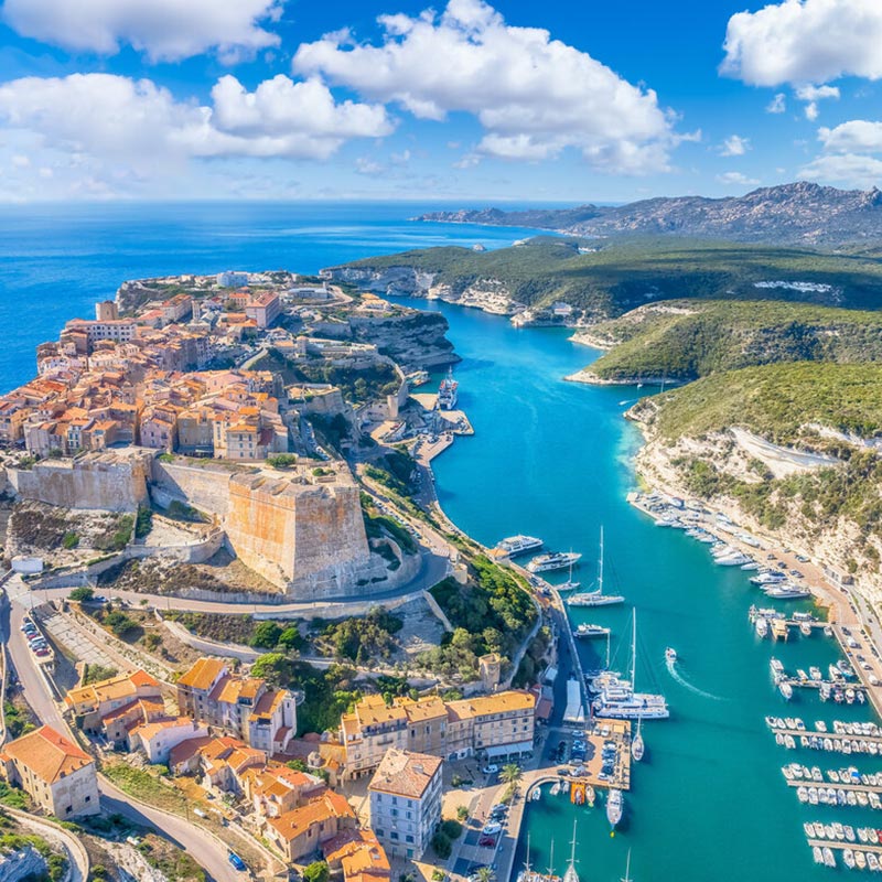 La Corse à moto - Bonifacio