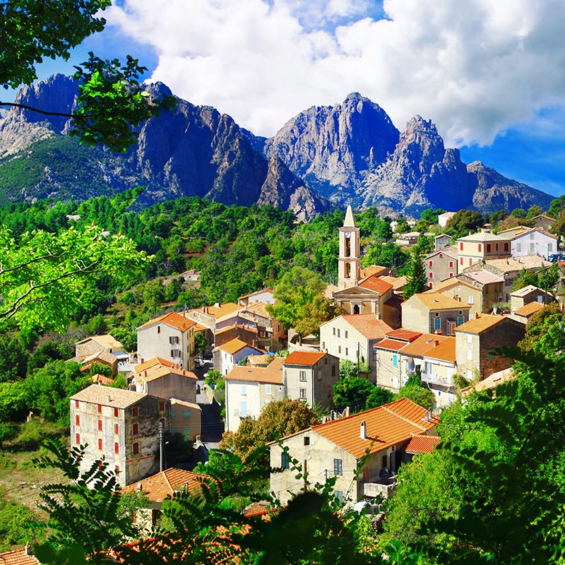 La Corse à moto - Evisa