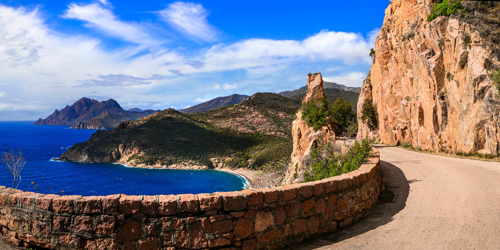 La Corse à moto