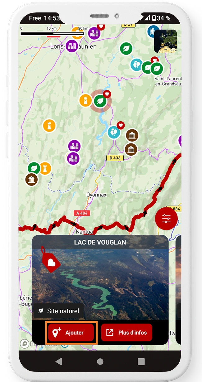 app GPS moto gratuite 68°