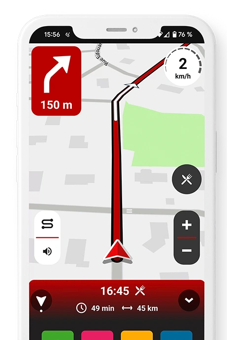 app GPS moto gratuite - guidage