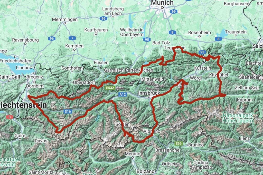 L'Autriche à moto - Le tour du Tyrol