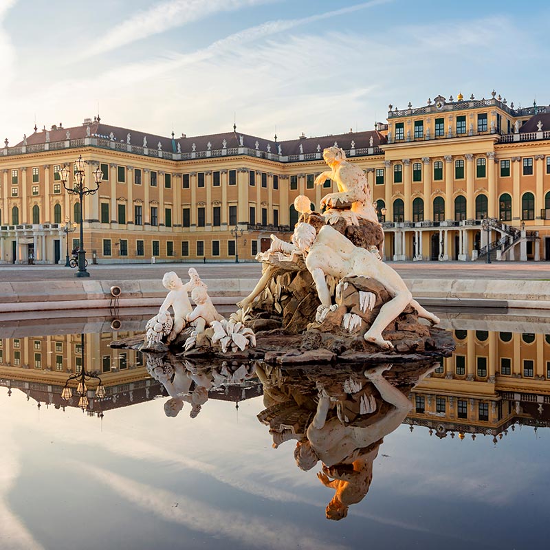 L'Autriche à moto : Le château de Schönbrunn