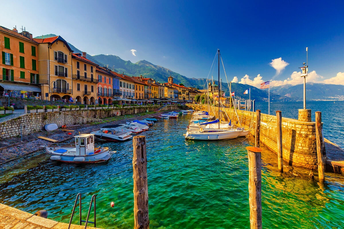Les grands lacs italiens à moto - cannobio